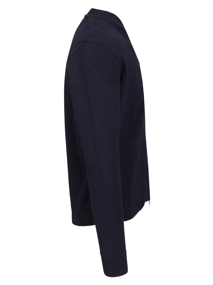 Al Duca D'Aosta Cotton Cardigan Polo shirt - Blue | ee925b44e9b720eab256ef7ec1dc13d40ed7feb7