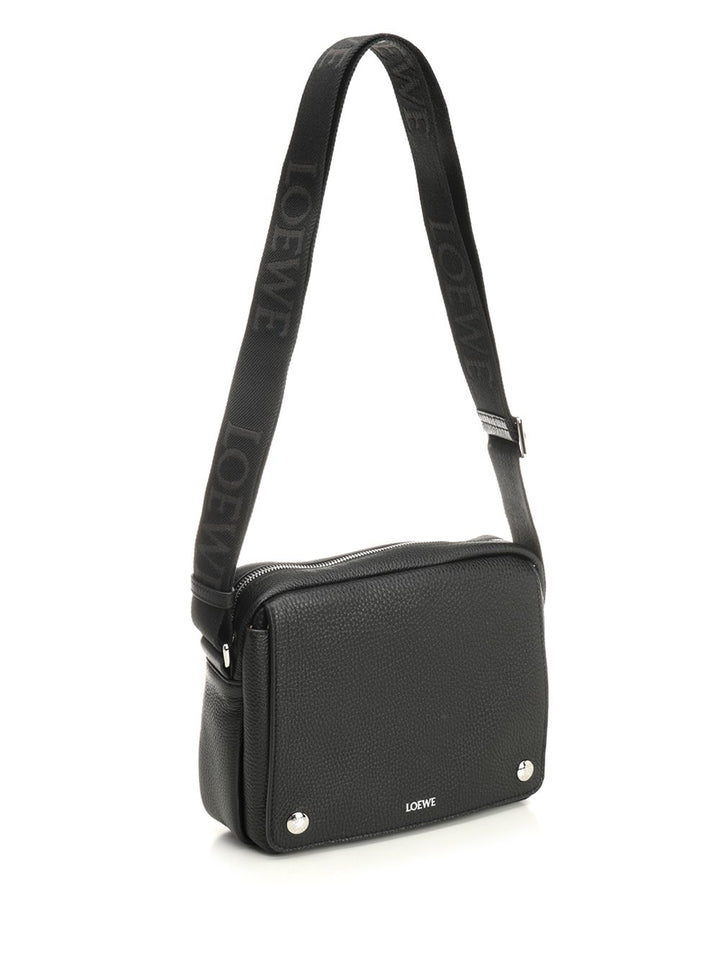 Loewe Pebble Crossbody Bags - Black | 3cbfed531f2a7ea89bd61b50947ac0f3fc71cac0