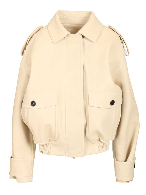 Multipockets Jacket Jackets Beige