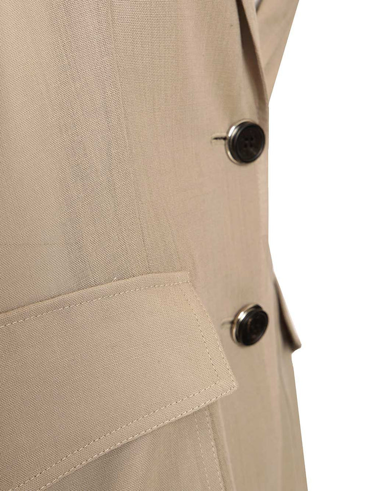 Durazzi Milano Tailored Blazer Jackets - Beige | 7e3a48ae6172f6e851c315a746256142a691e6fa