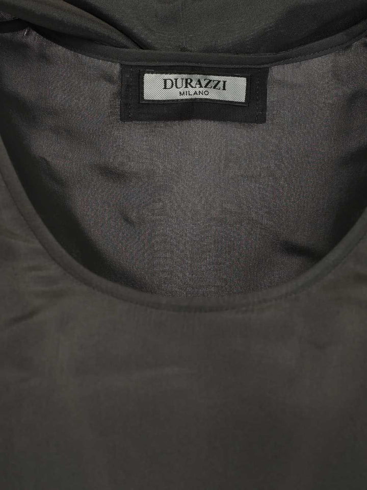 Durazzi Milano Sleeveless Silk Top Tops - Grey | ba4087c68d358490c1d22a759e3c9536a77c418a