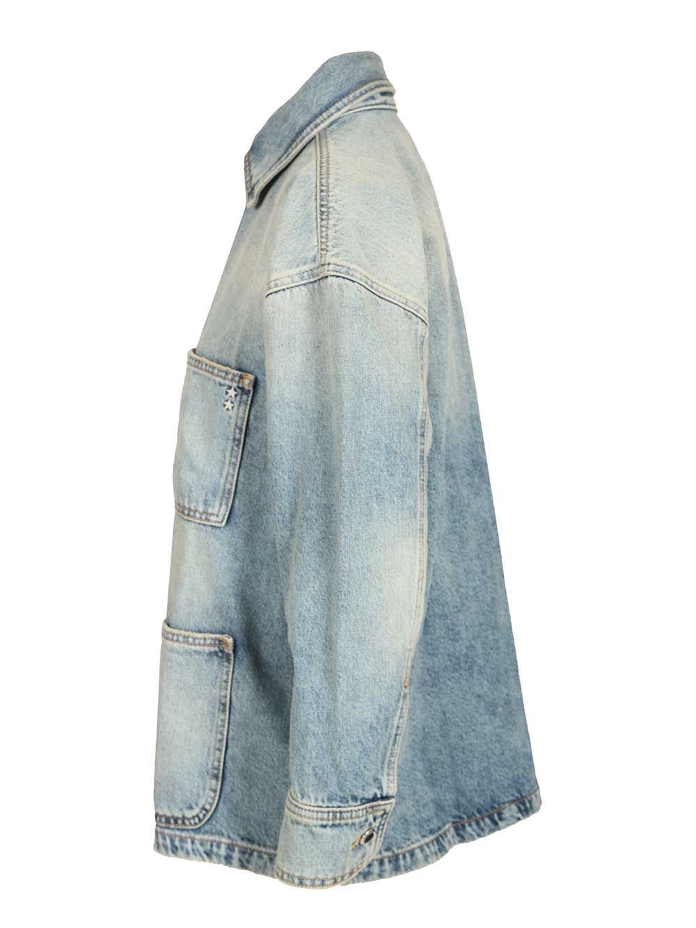 Icon Denim Nika Denim Jacket Jackets - Light blue | f31244e798104dd54eacbe1fe16797e2759e0fd2