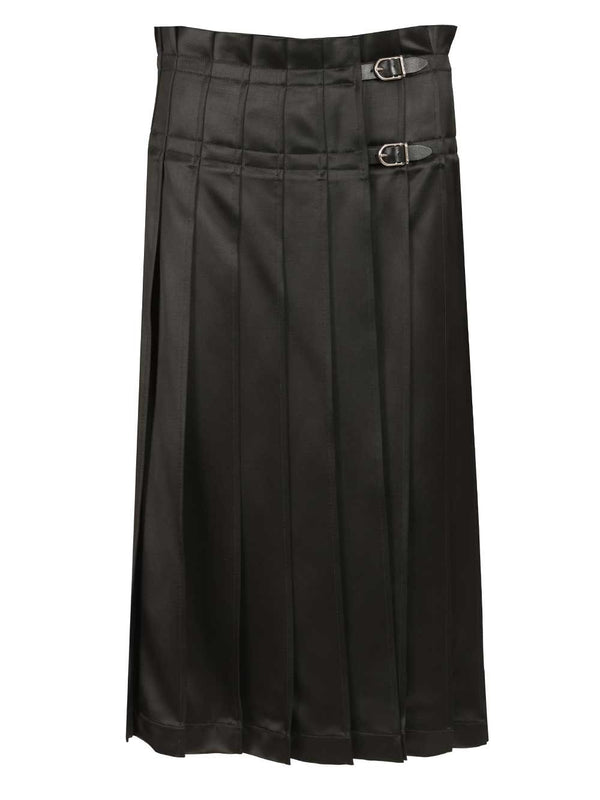 Pleated Skirt Grey