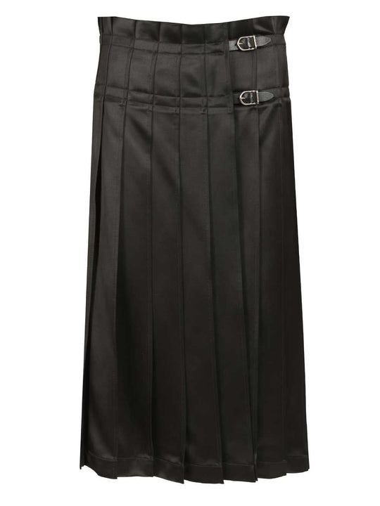 Pleated Skirt Skirts Grey