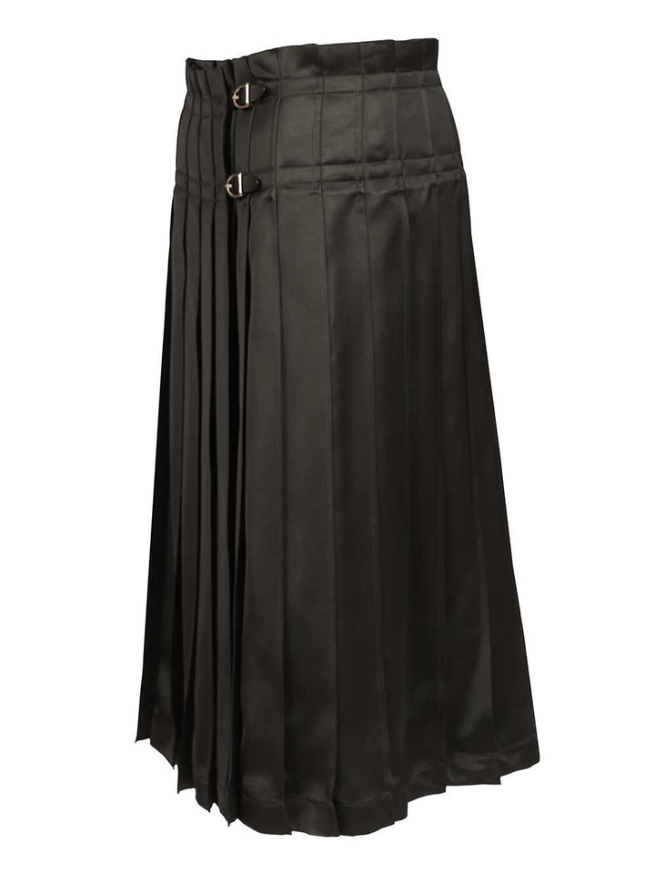 Durazzi Milano Pleated Skirt Skirts - Grey | 3c5b6f6f82ecee774e3cc17eb9e23e22c8bccd73