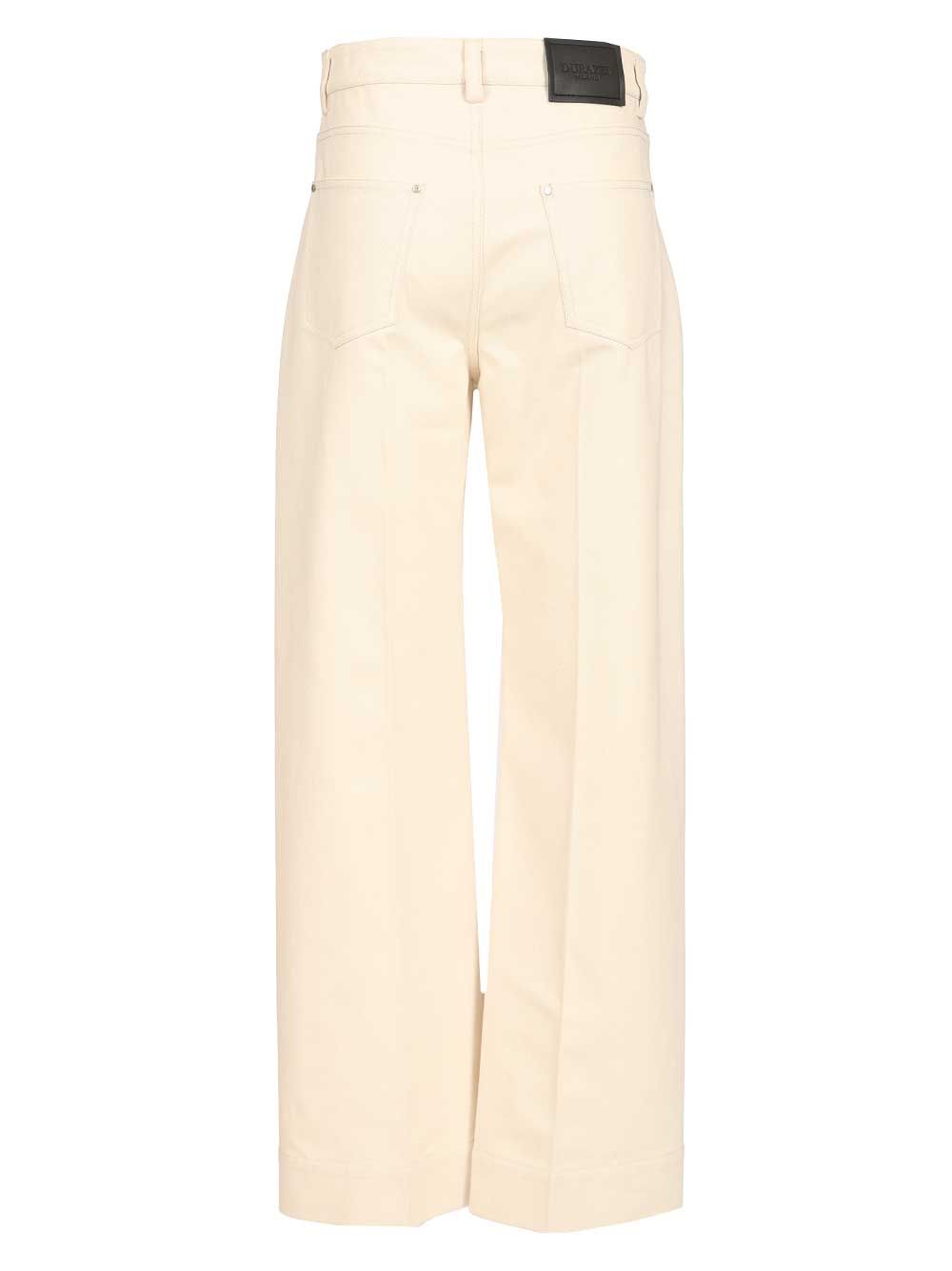Durazzi Milano Pantalone In Denim Jeans - Beige | 08c780abd6ead92bf0986b6225f28b8ed9c0eebe