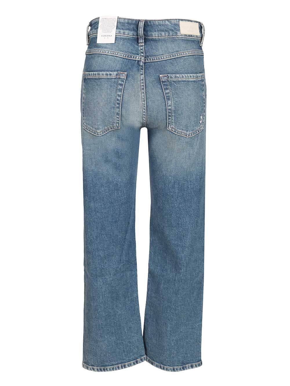 Icon Denim Crop Jean Mimi Jeans - Blue | 5a82c2ff0132b6c450d33c04feed975059d93818