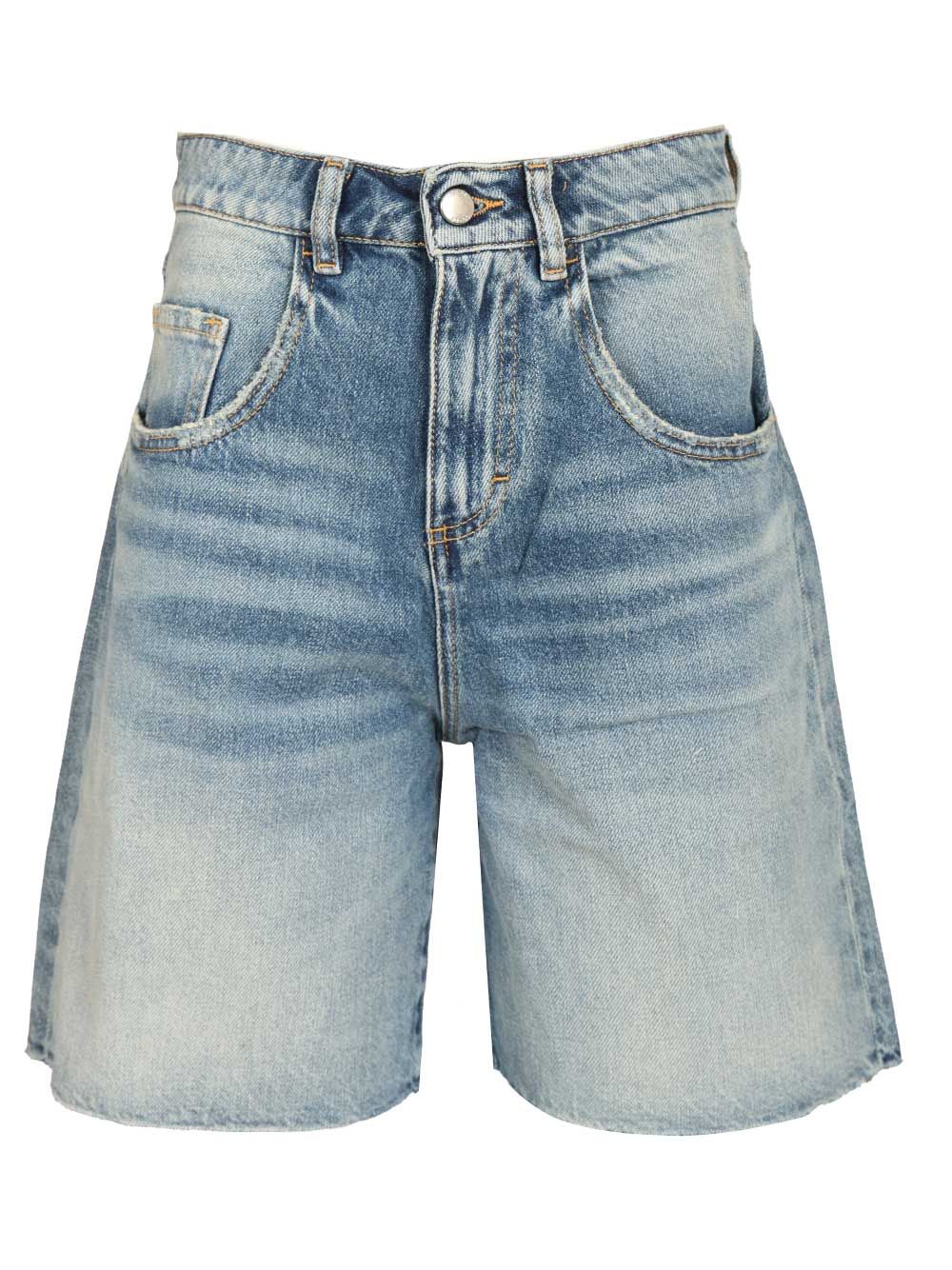 Icon Denim Lea Shorts Trousers - Light blue | 64e2688df95fea1ca5a08efc704b72249ebe4560