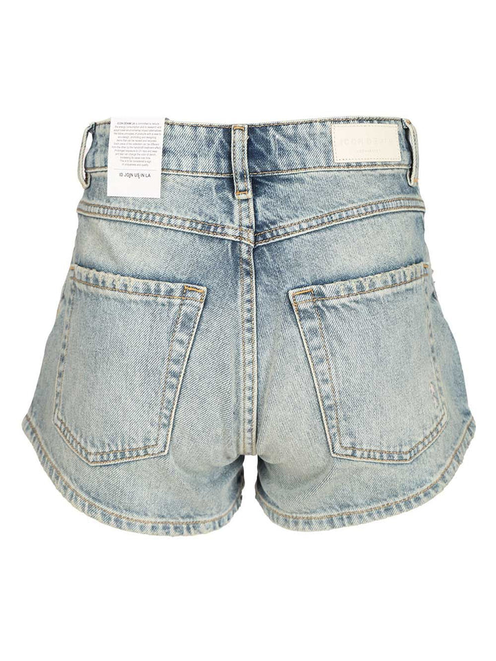 Icon Denim Mini Short Trousers - Light blue | 9f9255285f4c2bdc27165e4bb44d2d29137636c4