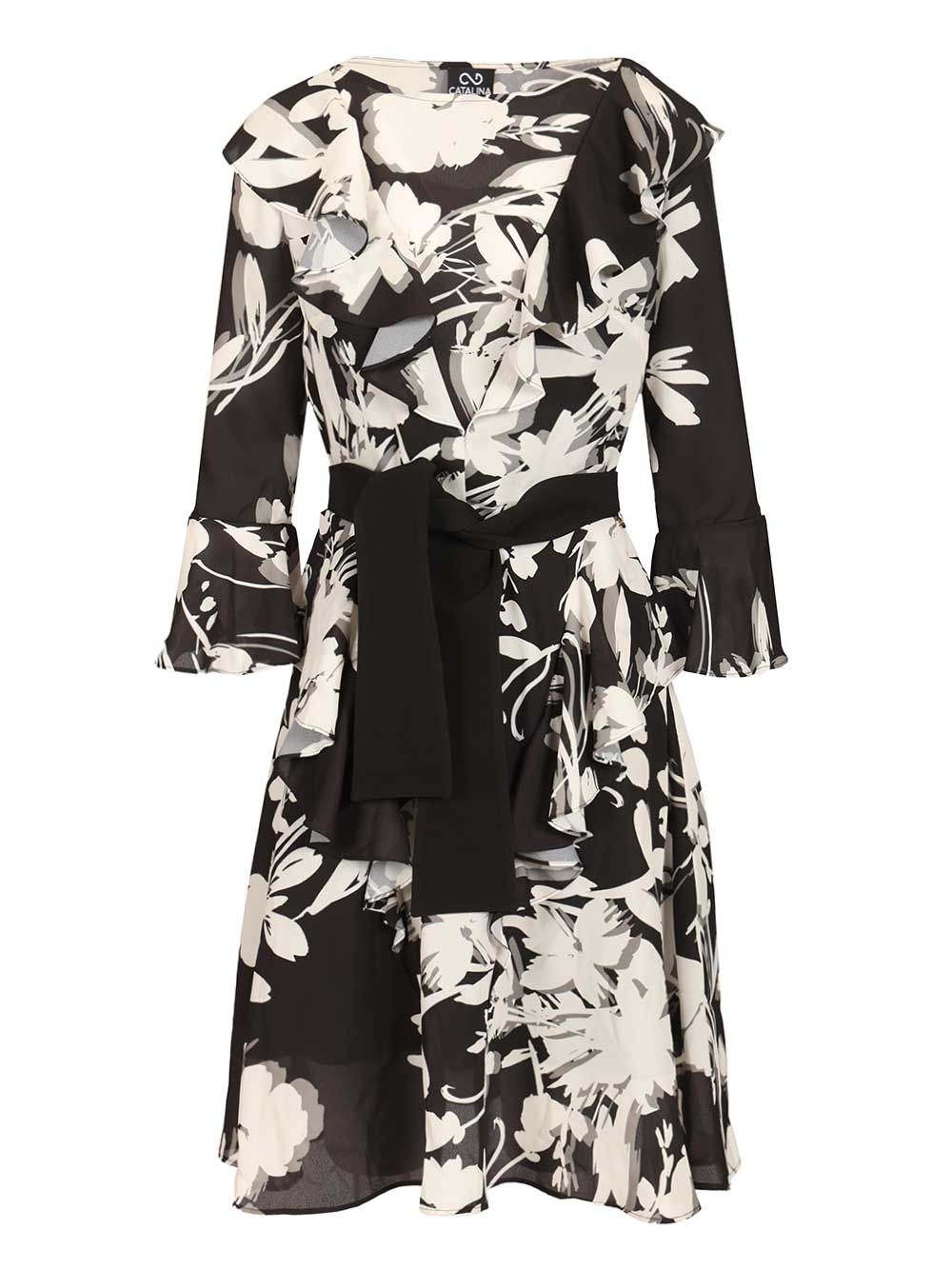 Georgette Dresses Black