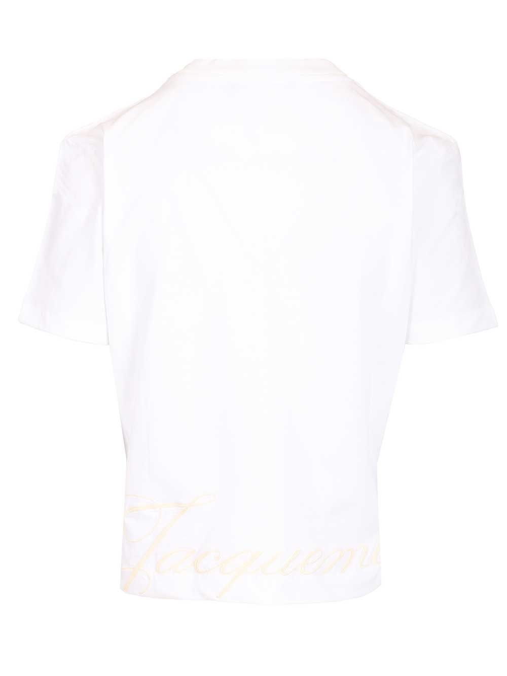 Jacquemus Atelier T-Shirt - White | 57843d702e3dcd228b90a431fdc8a82e1bda6a2e