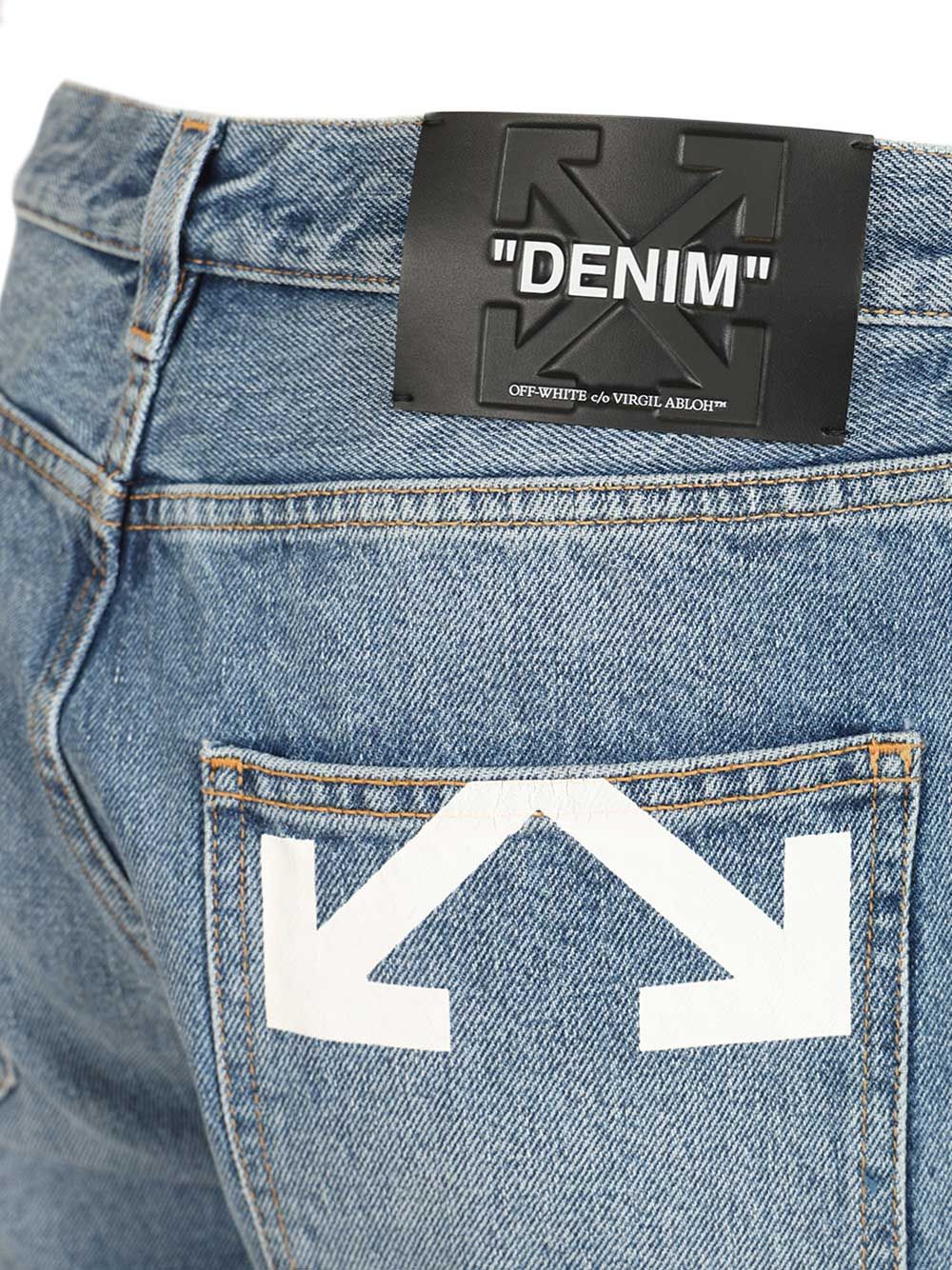 Off-White Half Arrow Jeans - Light blue | b45575559f02923575621a6cc8c8bf3e2dc9aaaf
