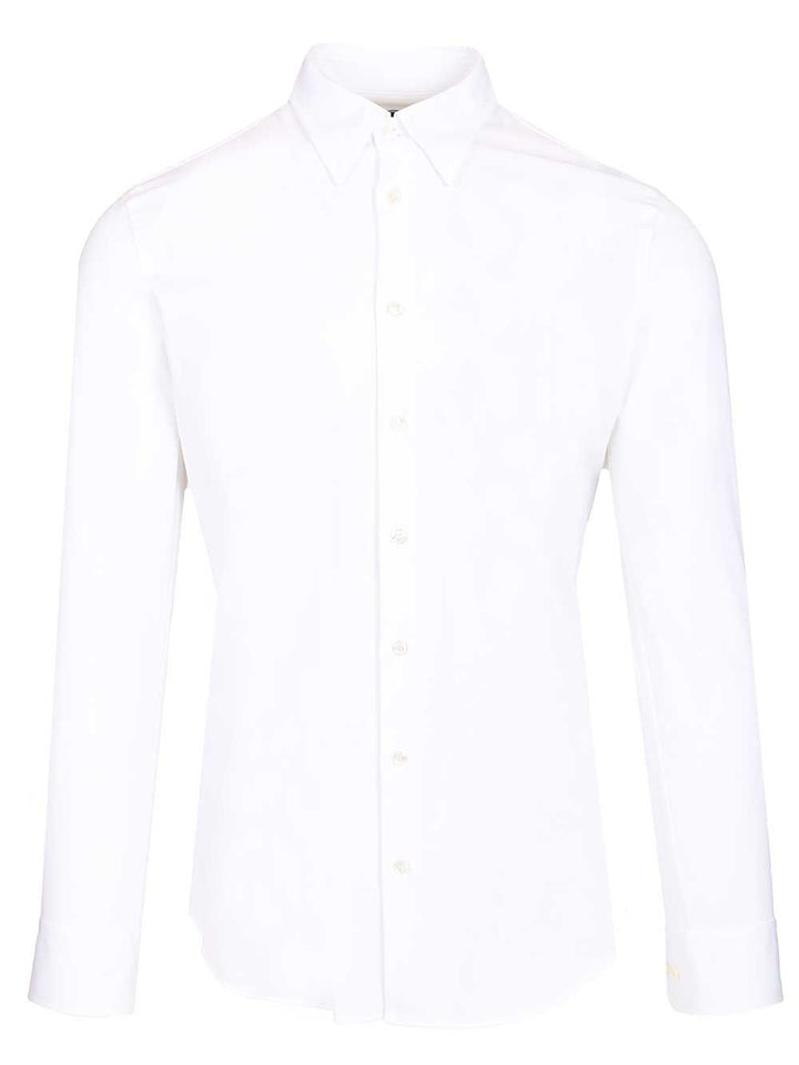Giorgio Armani Classic Cotton Shirt Shirts - White | 5e1d821f7d457d7c3b70b08da4f819ba97b70d21