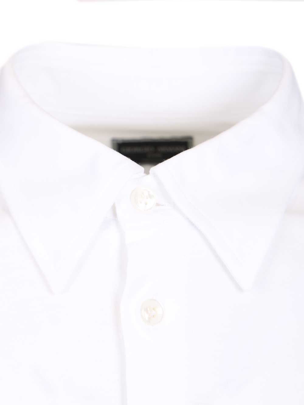 Giorgio Armani Classic Cotton Shirt Shirts - White | 94808958f241adef8f32538dfab4560c1209bebe
