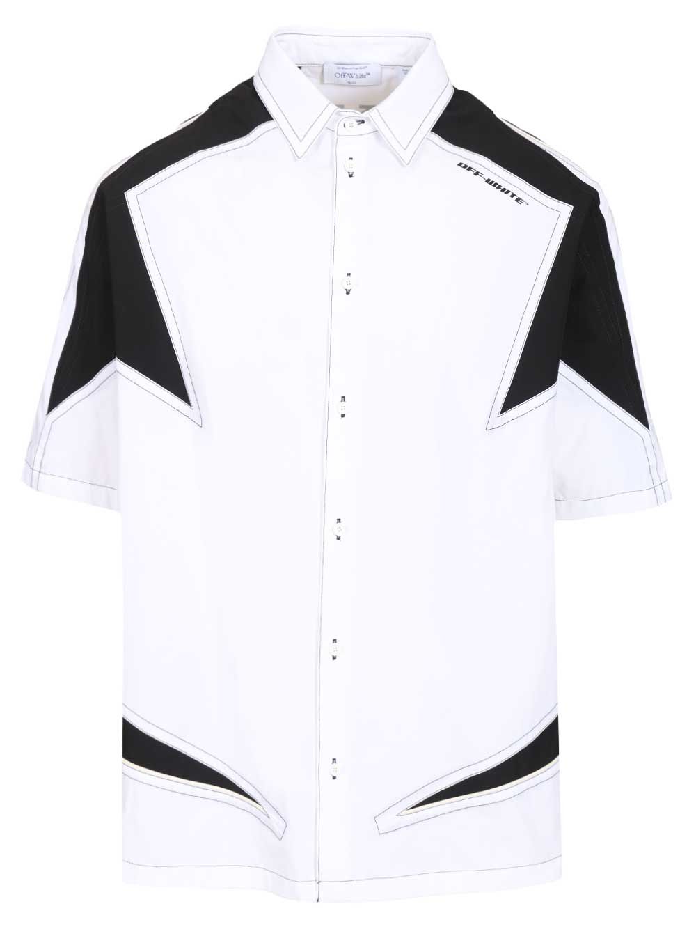 Off-White Race Logo Shirt Shirts - White | 25a21430d25b0515e1d5b548295d2e71afaef27d
