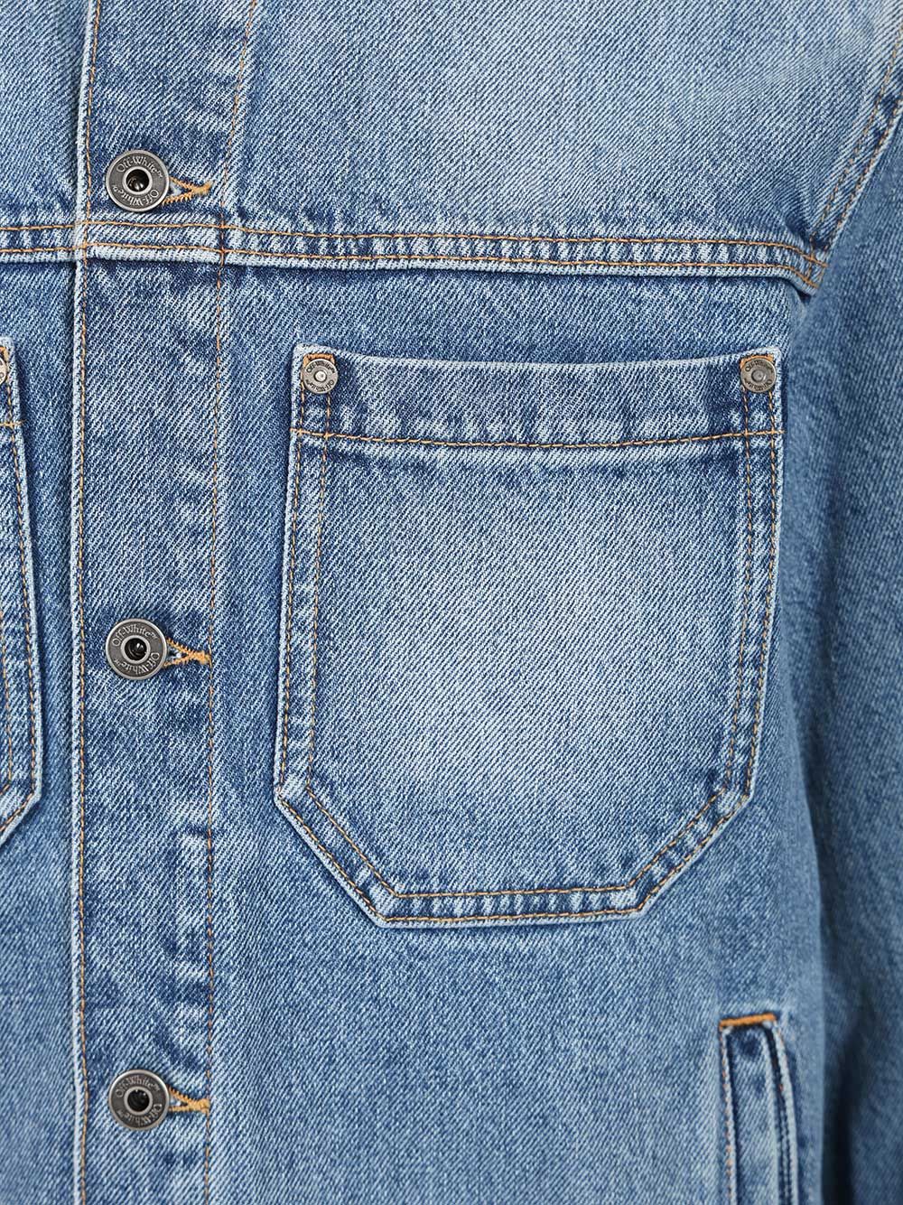 Off-White Denim Jacket Jackets - Light blue | 1c3f24c9cf604e460b4c0fecd3eb17b2f07ba47a
