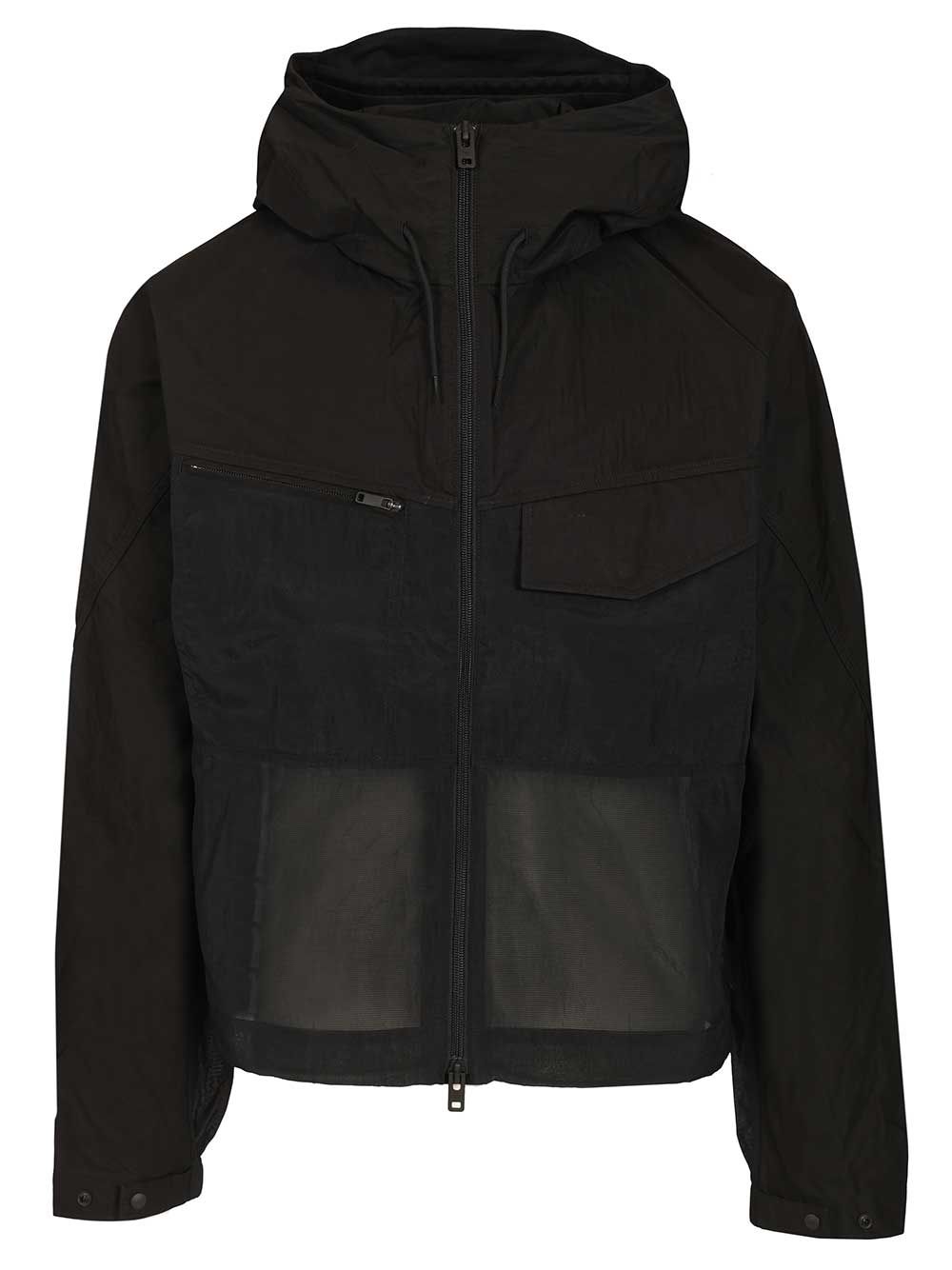 Adidas Y-3 Jacket With Hood Jackets - Black | 304a0f1fa825baeda5585a2eee799171d0faf24a