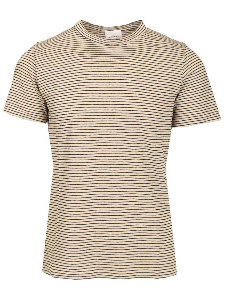 Marant Leon T-Shirt - Beige | 5259917b76d059ddf82399d4ff9d1a5b426c74a7