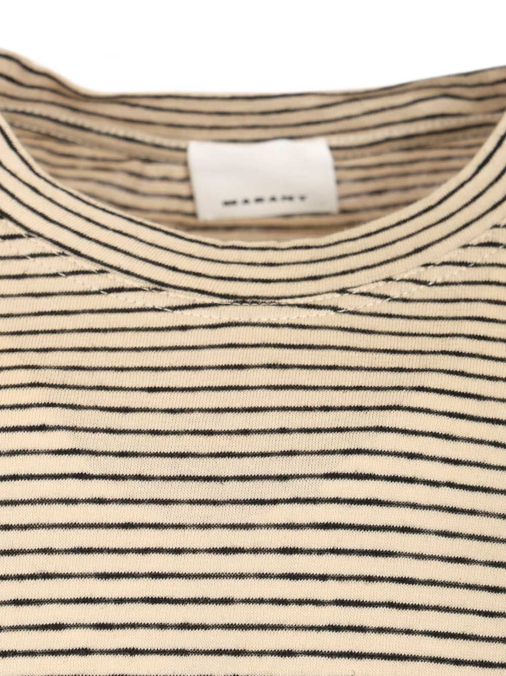 Marant Leon T-Shirt - Beige | 54d094440e8d77caeb0576228d1c5066a8e68f4d