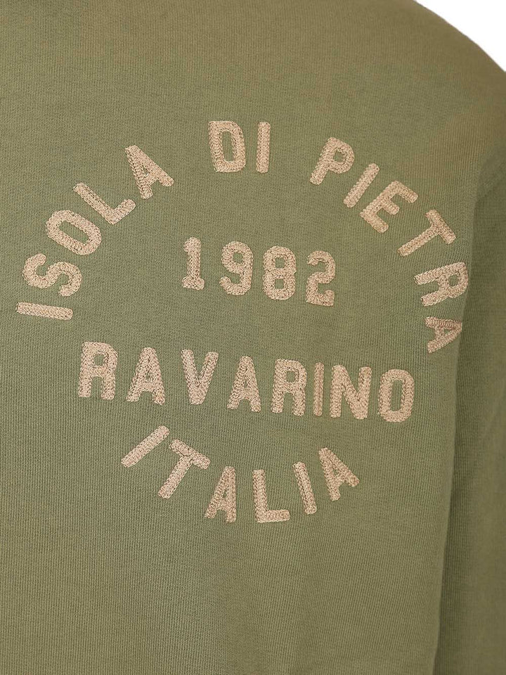 Stone Island Organic Cotton Crewneck Sweatshirt Sweatshirts - Green | 3abb1190e22359297dea8a53f3ab53c2c226e1c3