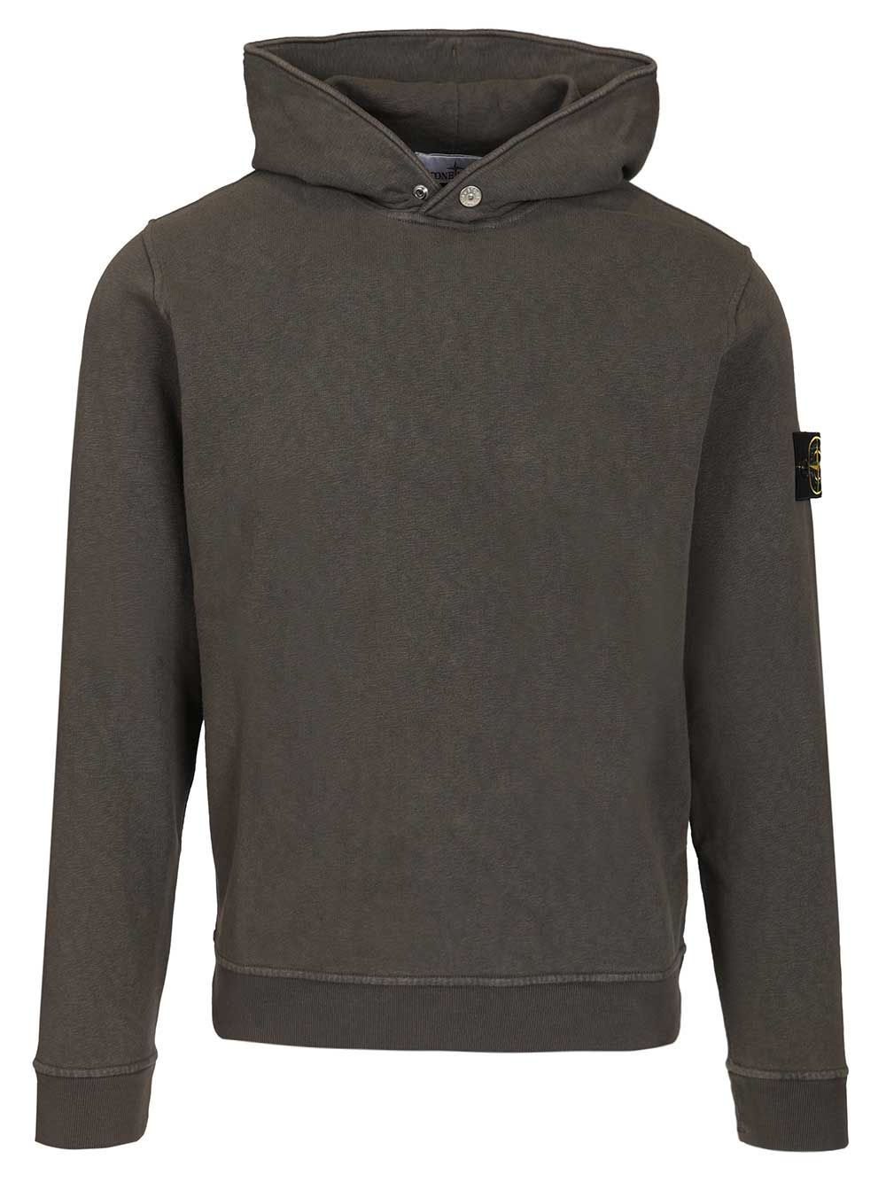Stone Island Malfilé Cotton Sweatshirt Sweatshirts - Grey | 2af8f471eaec9b3254f6bf5c8c284a7335f53858
