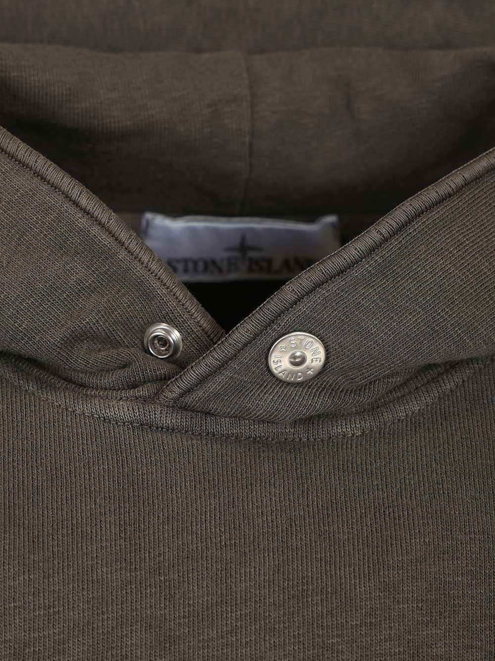 Stone Island Malfilé Cotton Sweatshirt Sweatshirts - Grey | 54cbdc0b84e1fd5d4a4758af065d55a39c863b06