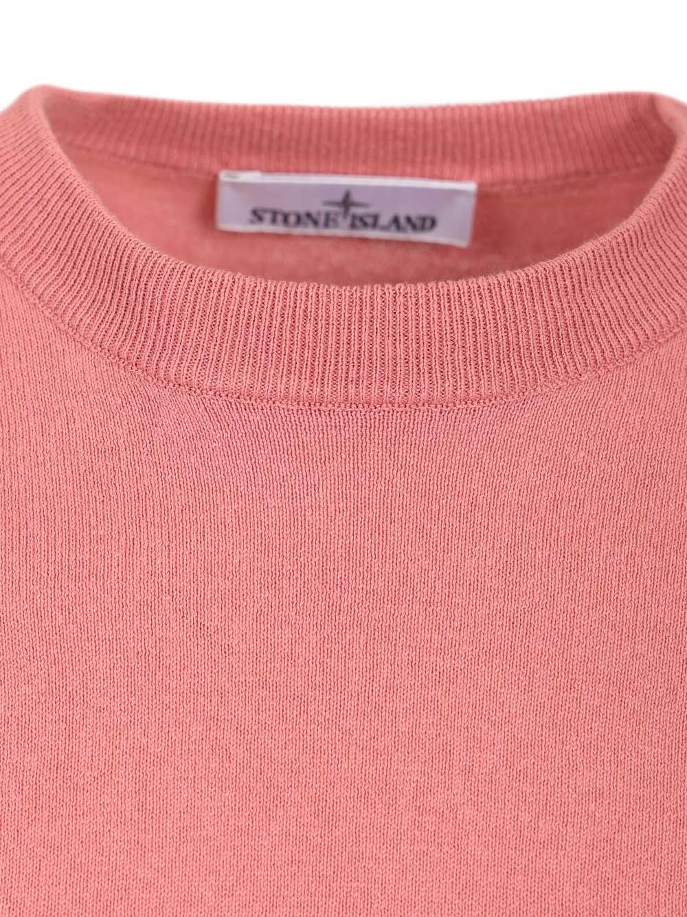 Stone Island Lightweight Organic Cotton Sweater Knitwear - Violet | b90c5c97f1adfbe89cdd7c3f92e8d659af861848