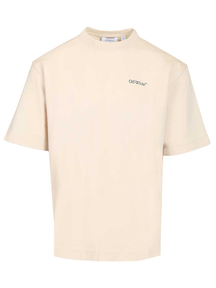 Off-White Half Arrow T-Shirt - Beige | e093515bcc18a4f6b9454ca4b2b80f06fc6078ef