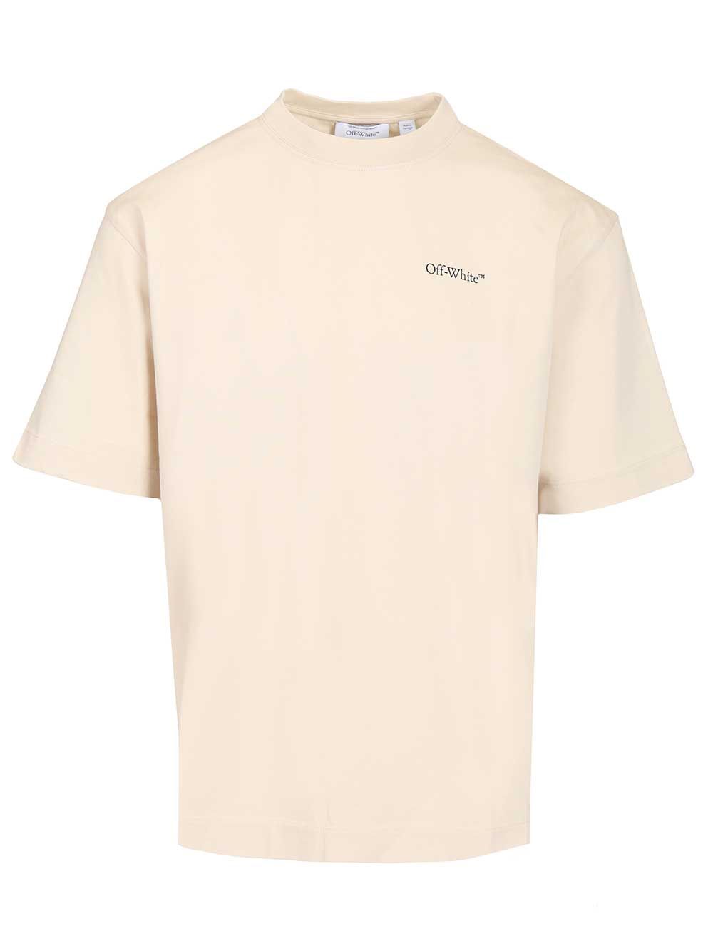 Off-White Half Arrow T-Shirt - Beige | e093515bcc18a4f6b9454ca4b2b80f06fc6078ef
