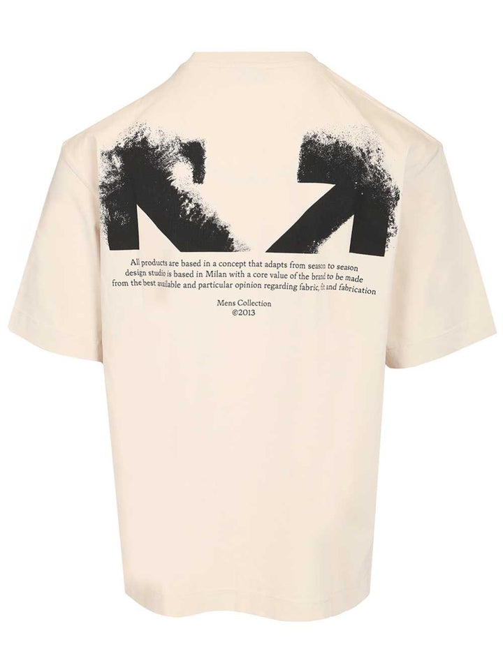 Off-White Half Arrow T-Shirt - Beige | f3daf235487d84f3504743e7f2f632fc5b2a11a7