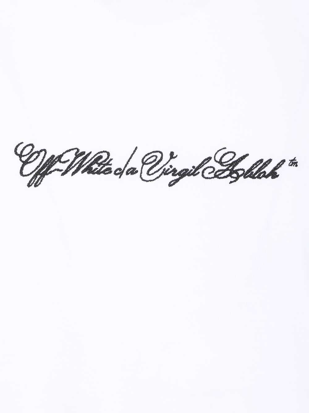 Off-White Scrip Arrow T-Shirt - White | 50f1b1e574e1abd0802e1baa7d22d29e2a03ad96