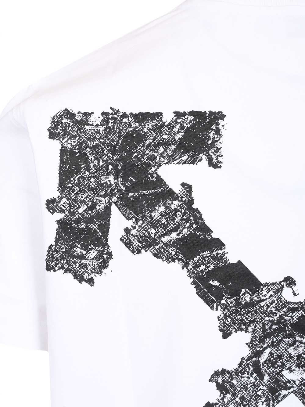 Off-White With Heraldic Arrow Print T-Shirt - White | 0a64bfeadc9634e0cac2bd8bfe6af4d8560d2be4
