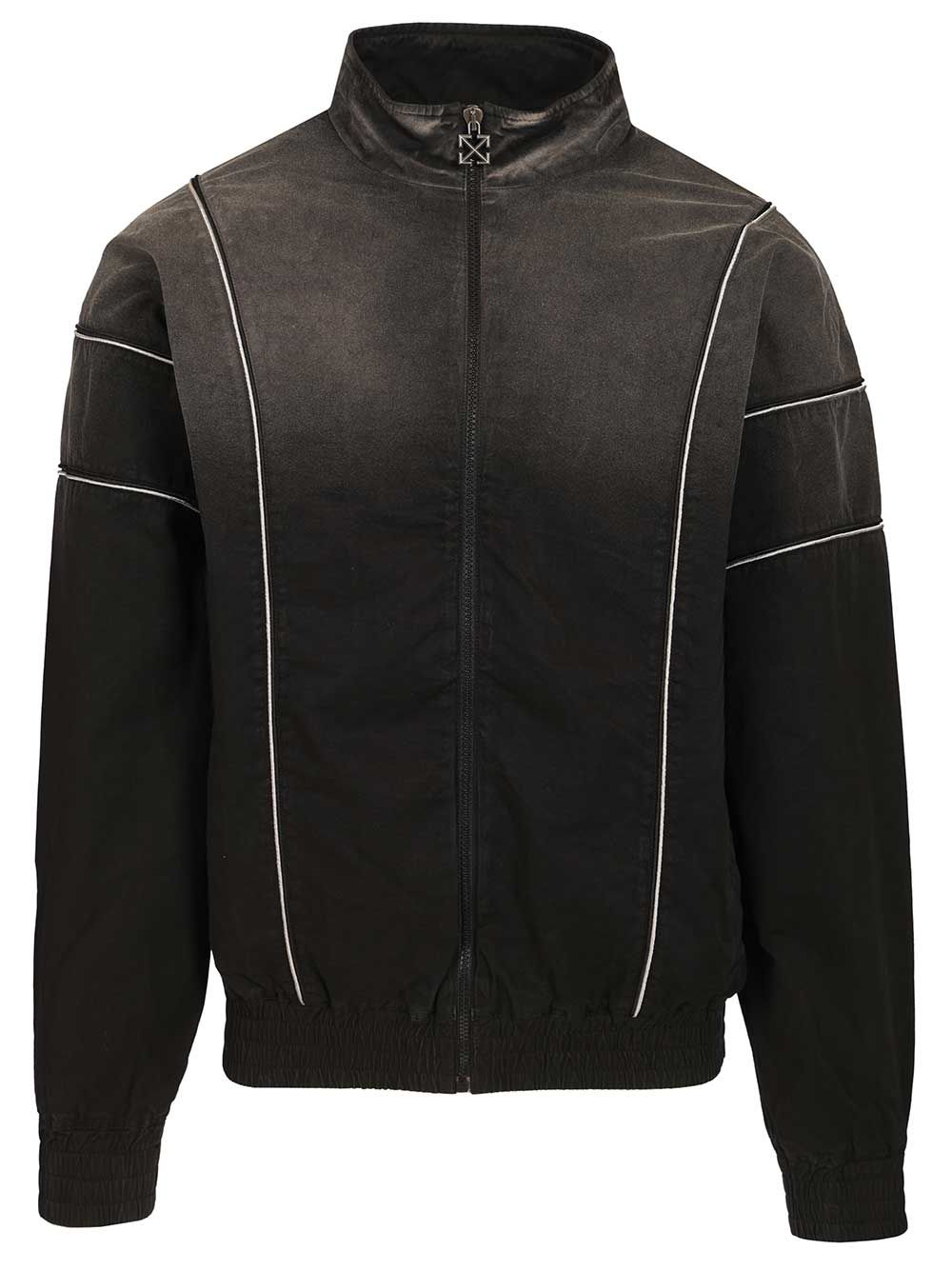Off-White Offline Gd Gab Tracktop Black Jackets - Black | 205e9f0966f8baf0873603bc1ab8dba0d9000caa
