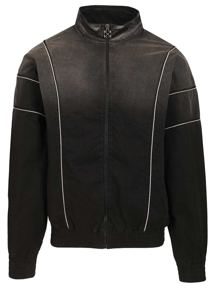 Off-White Offline Gd Gab Tracktop Black Jackets - Black | 205e9f0966f8baf0873603bc1ab8dba0d9000caa