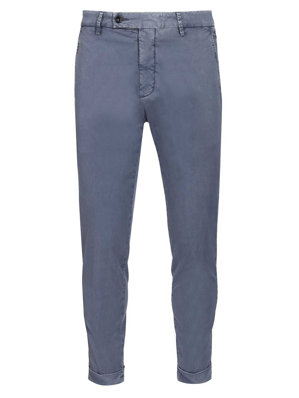 Al Duca D'Aosta Chino Trousers - Blue | 51d1cf309a3eeeeba486caa3f88db404625e7e34