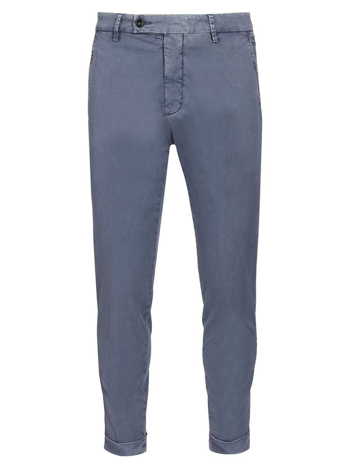 Al Duca D'Aosta Chino Trousers - Blue | 51d1cf309a3eeeeba486caa3f88db404625e7e34