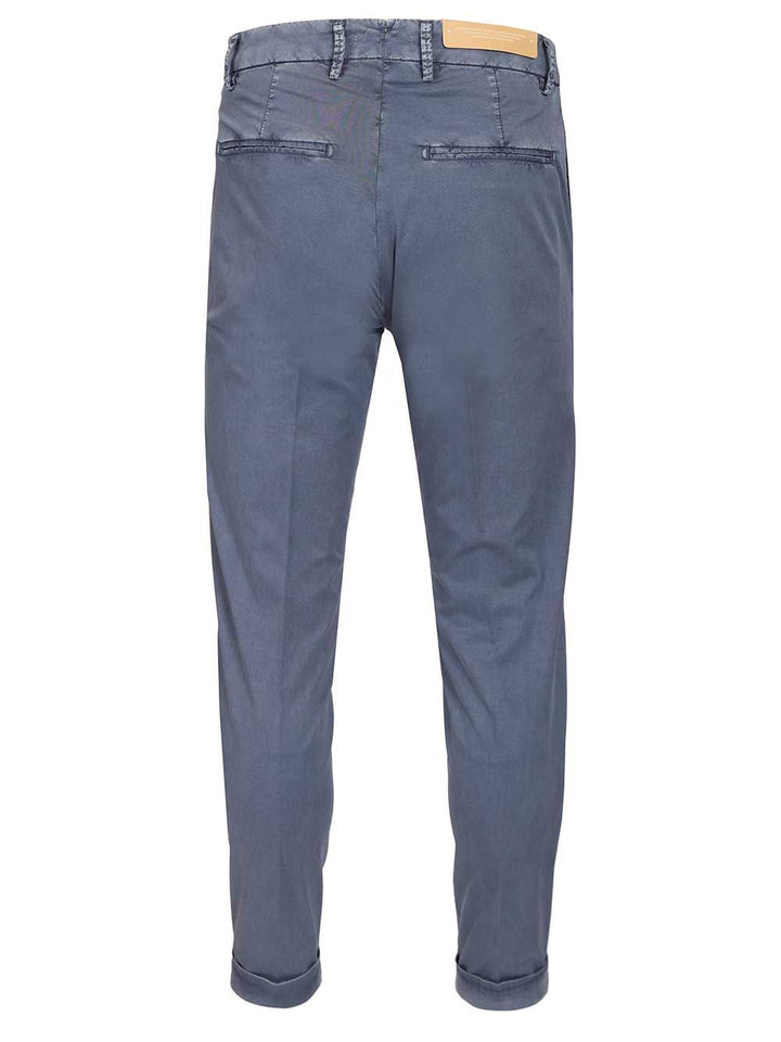 Al Duca D'Aosta Chino Trousers - Blue | 0d71d8b44312c31044e8e3c70173e9c08e0a2141