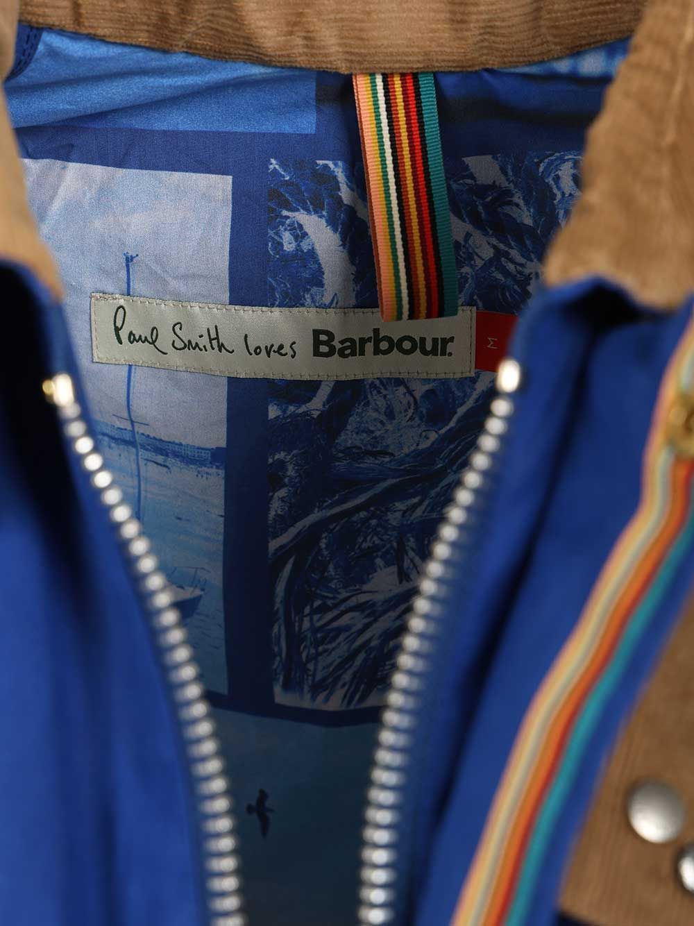 Barbour X Paul Smith Bedale Jacket Jackets - Blue | e01d439c1e6f74e437e3bf8d07a60893d2cd15c2