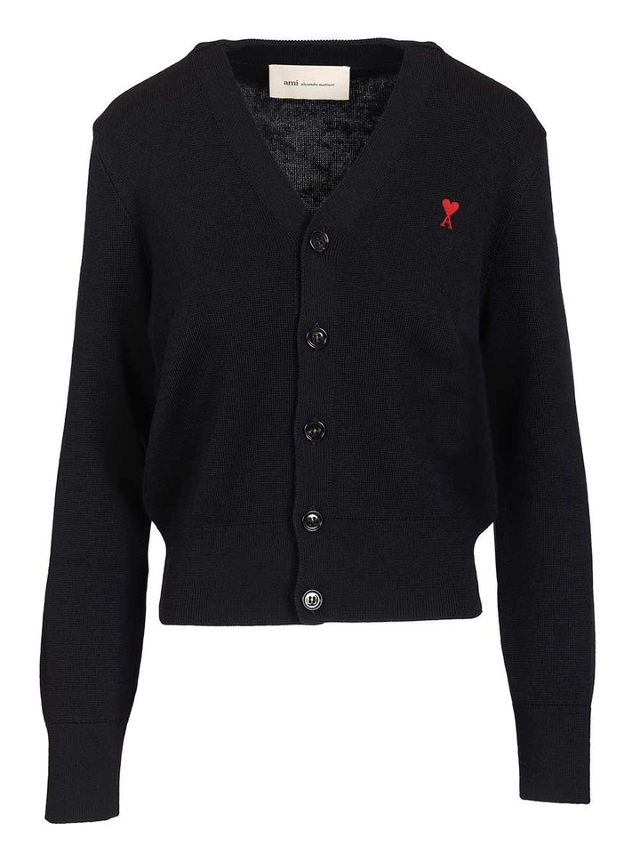 Ami Ami De Cœur Cardigan Knitwear - Black | da820122740c0f1572ba96139c0b8501d015095c