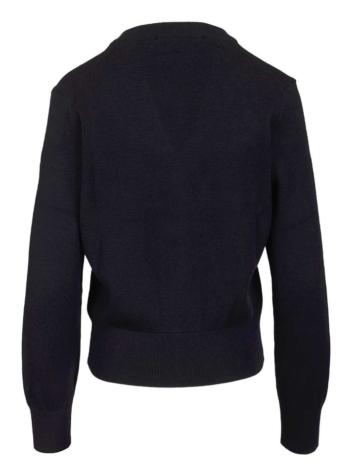 Ami Ami De Cœur Cardigan Knitwear - Black | ba62b5411aa49fd29155819a3722dc0edd0fcfda