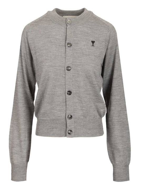 Ami De CœUr Cardigan Knitwear Grey