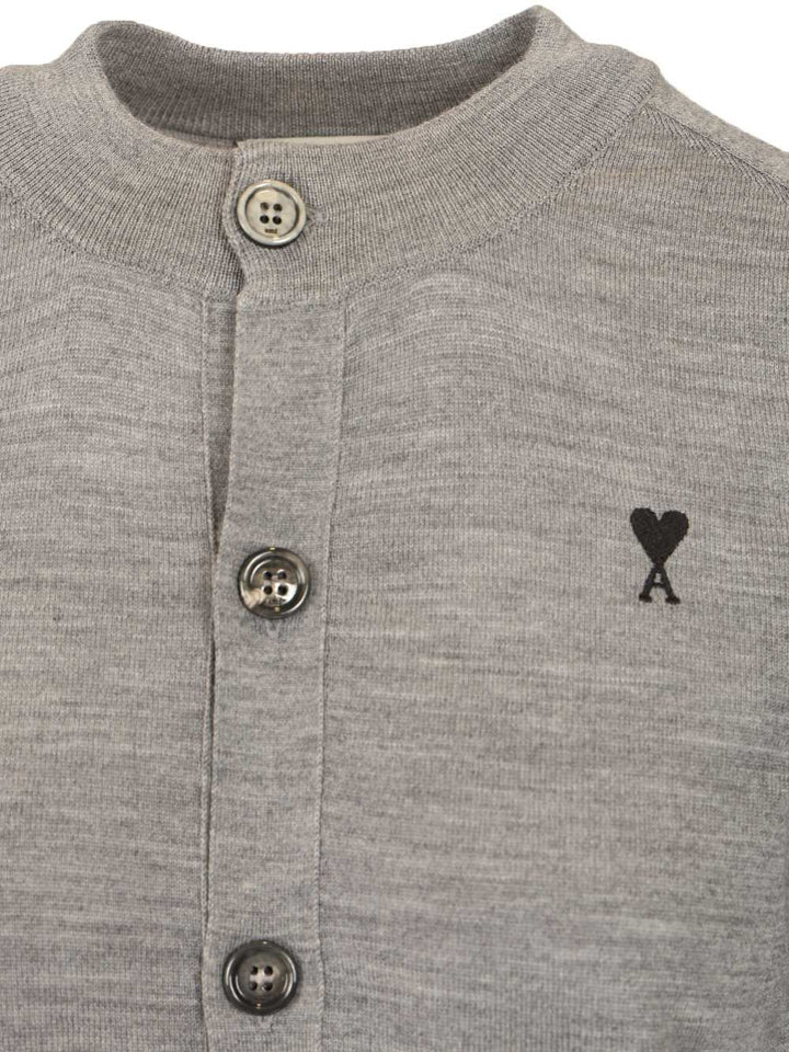 Ami Ami De Cœur Cardigan Knitwear - Grey | ef624bcbe90e8166033a1c70eef28e5da0766fef
