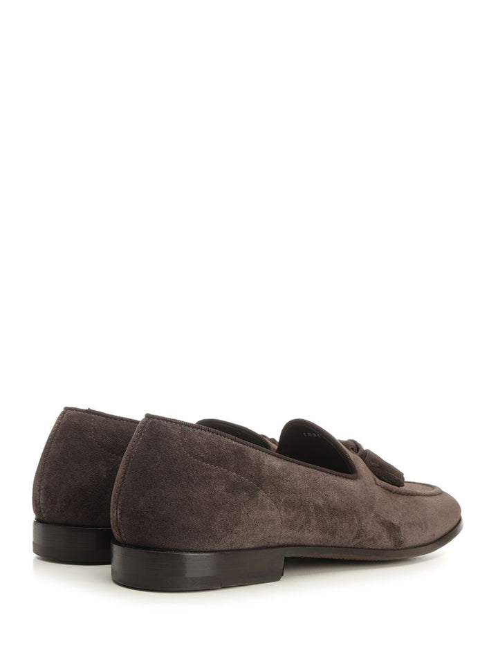 Al Duca D'Aosta 1902 Suede Moccasin Loafers - Brown | 61f1ca7af15a0ca6a7fe137c3970a58201276e02