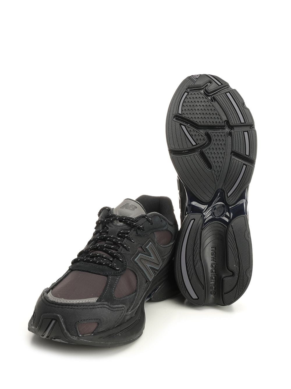 New Balance 2010 Suede And Mesh Sneakers - Black | 6882d461a8e4bb7dfdbc6ee2c78b65d7a9955cd0