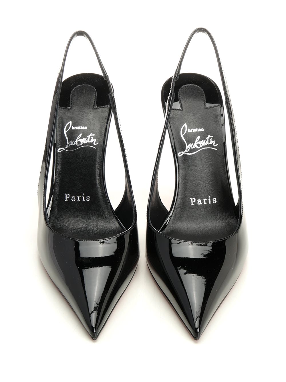 Christian Louboutin Miss Z Slingback Pumps - Black | 16f377c49bcc396f138fe5bf5c4fc5f4c6e71bec
