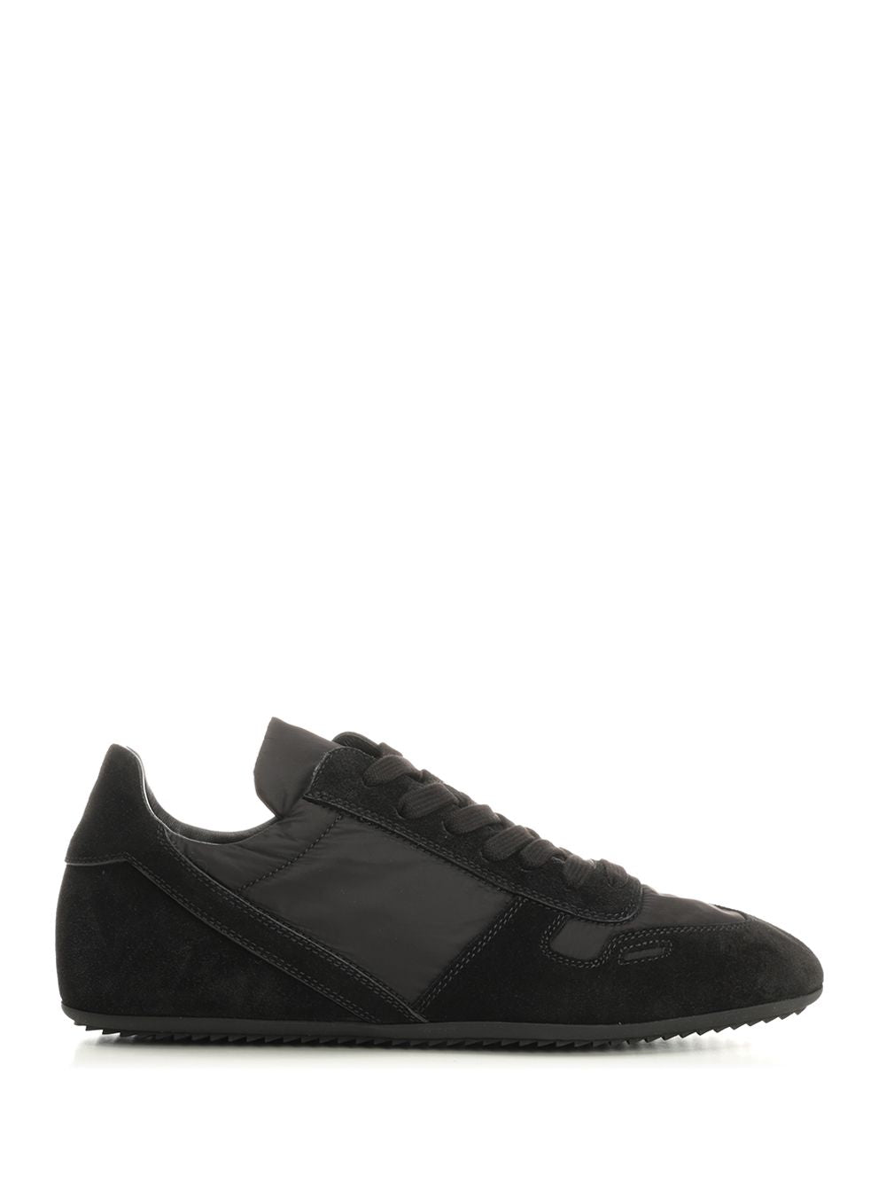 Rick Owens Minimal  With Suede Sneakers - Black | 05b4771813541bb73269f64505cb803ed063494f
