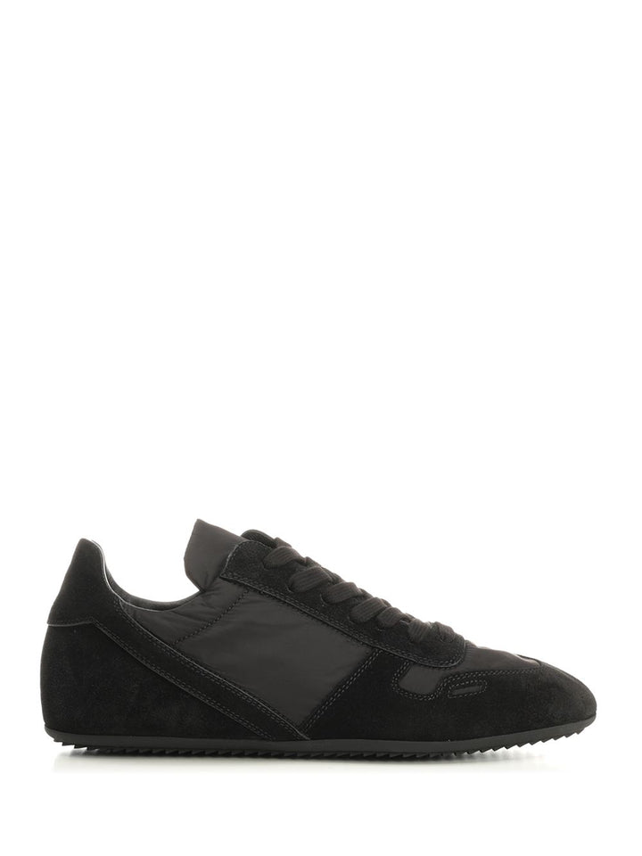Rick Owens Minimal  With Suede Sneakers - Black | 05b4771813541bb73269f64505cb803ed063494f