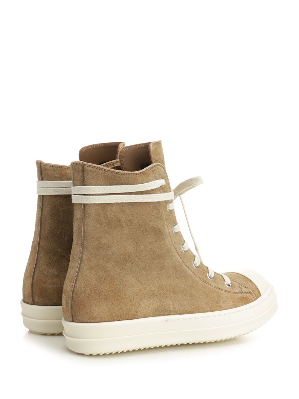 Rick Owens Temple Sneakers - Beige | 6636a0ef63b4549671489342797b430dee475498