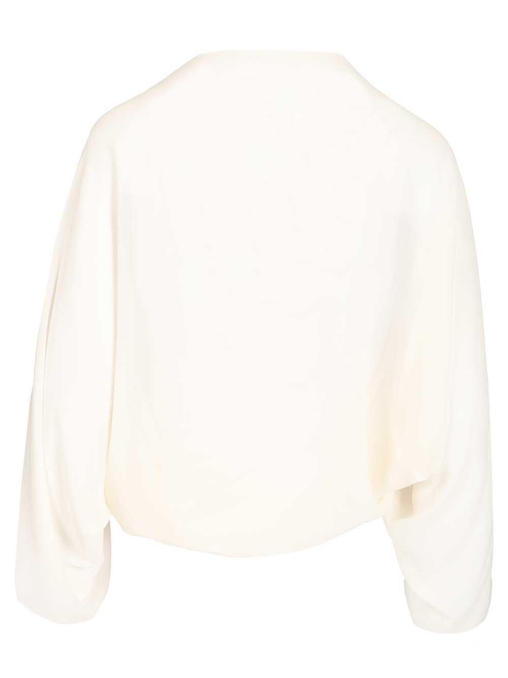 Mm6 Maison Margiela Long-Sleeved Top Tops - White | 5f3e7844c12016f65b9906e459b1ecc7c20fd84f