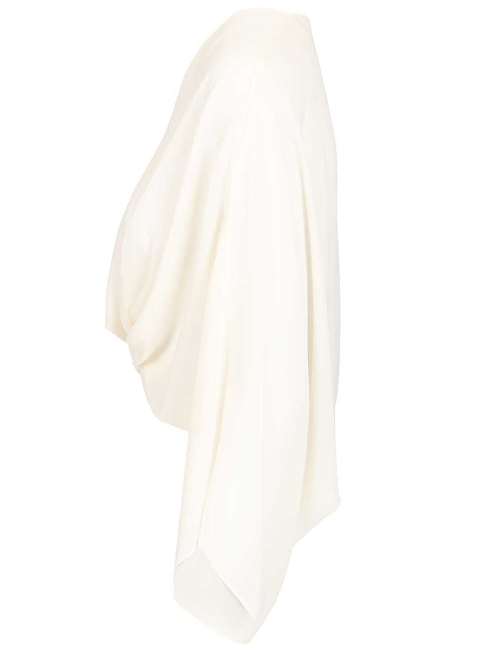 Mm6 Maison Margiela Long-Sleeved Top Tops - White | 86e0c34138d9986b7936faca8e163772f9162f9b